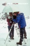 Alistair MacEwen filming on Mount Kenya