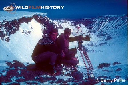 Barry Paine and Ron Eastman filming for 