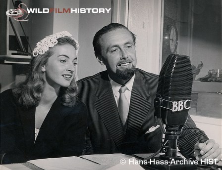 Hans and Lotte Hass at the BBC