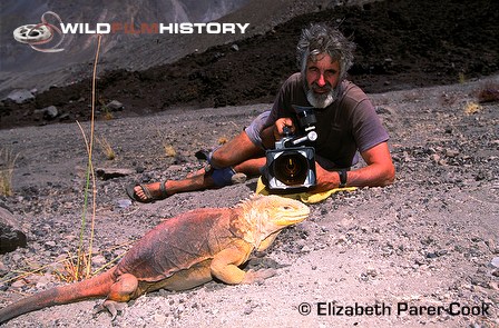 Filming Land Iguana