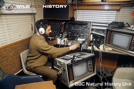 David Tombs  recording Badger Watch