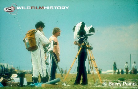 Camera crew at Florida space rocket launch area