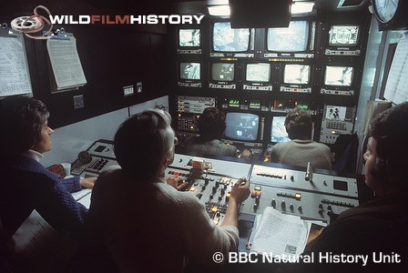 Production crew of Badger Watch waiting for action