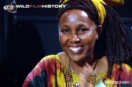 Jane Murago-Munene at the Wildscreen Film Festival, 1994