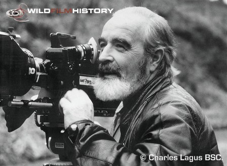 Charles Lagus filming with a 16 mm Arriflex camera