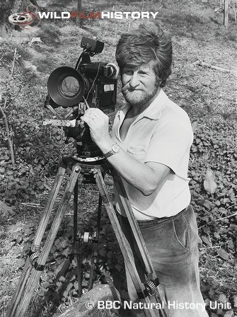 Hugh Miles filming for The Discovery of Animal Behaviour