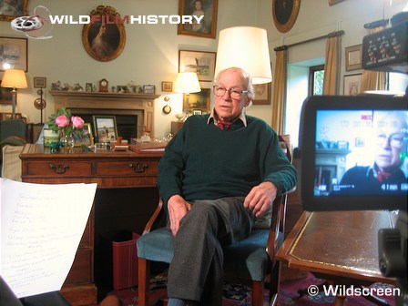 Aubrey Buxton being interviewed for WildFilmHistory