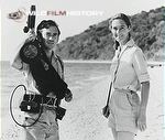 Hugo van Lawick and Jane Goodall during filming for The Baboons Of Gombe