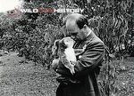 Peter Scott holding koala