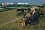 Eric Ashby filming on hillside