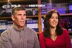 Howard and Michele Hall being interviewed for WildFilmHistory