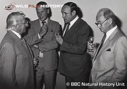 Johnny Morris, David Attenborough, Desmond Morris and Peter Scott