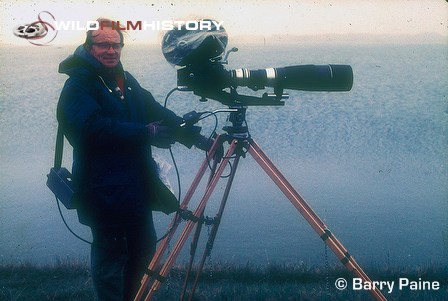 Robin Crane filming in Iceland