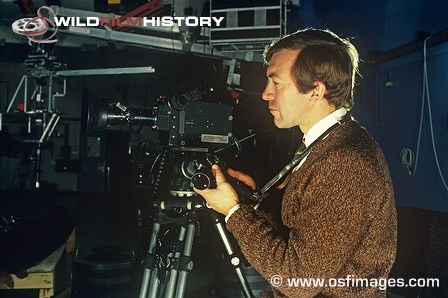 John Paling with camera equipment