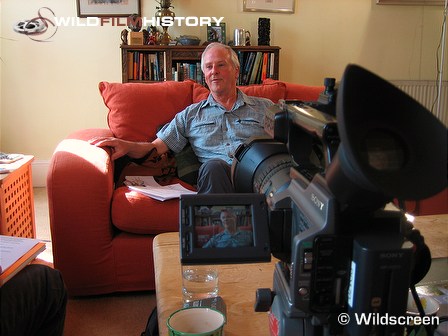 Mike Salisbury being interviewed for WildFilmHistory