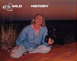 Portrait of Carol Hughes during the filming of Snake Killers: Honey Badgers of the Kalahari