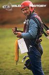 John Downer with imprinted teal to film in flight for Supersense