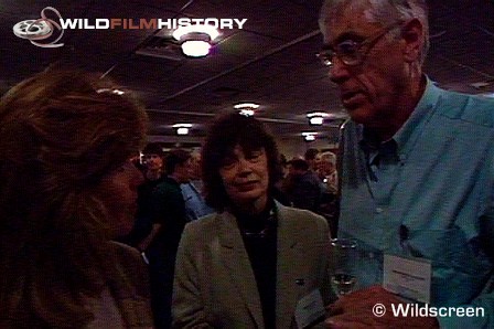 Christopher Ralling and Maggie Philbin at Wildscreen, 1994