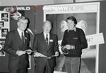 Chris Parsons (left), Peter Scott (centre) and Tony Soper at the re-launch of BBC Wildlife magazine