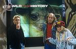 The Really Wild Show presenters Chris Packham, Terry Nutkins and Michaela Strachan