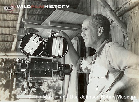 Martin Johnson taking a break from filming in Borneo